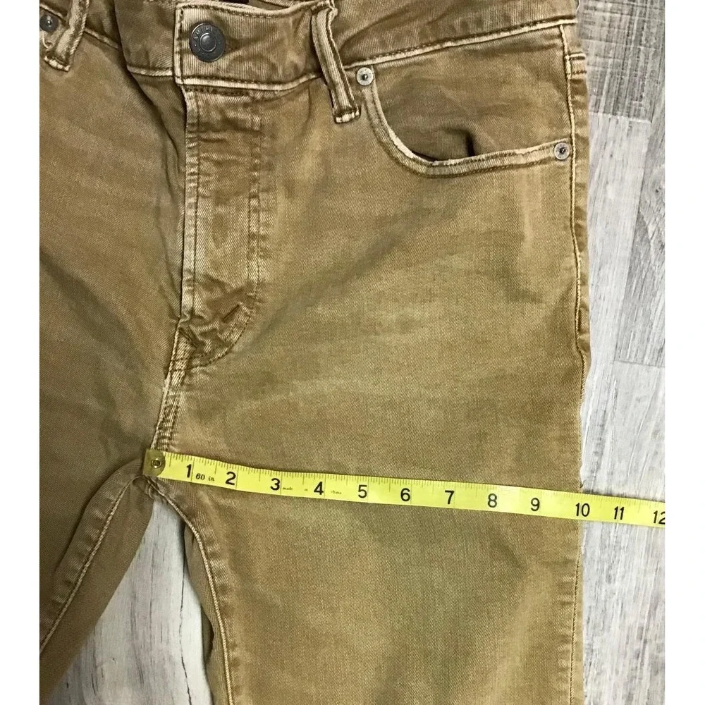 American Eagle Next Level Flex Slim Jeans Mens 33x30 Khaki Tan Stretch Denim